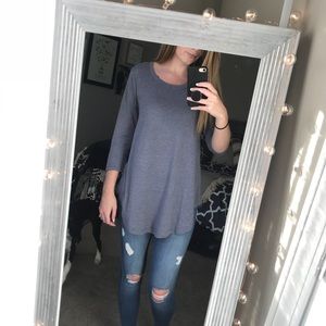 3/4 sleeve tunic